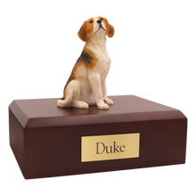 Beagle, Sitting Figurine Pet Cremation Urn - Funeral.com, Inc.