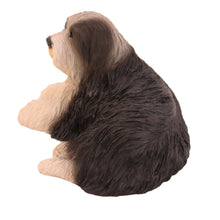 Bearded Collie, Lying Down Figurine Pet Cremation Urn - Funeral.com, Inc.