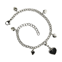 Big Heart and Small Charms Bracelet Pet Cremation Jewelry - Funeral.com, Inc.