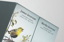 Birds Pewter Companion Urn - Left Side - Funeral.com, Inc.