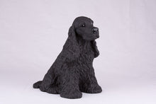 Black American Cocker Spaniel Figurine Extra Large Pet Urn - Funeral.com, Inc.