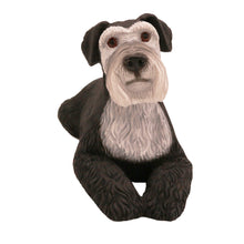 Black and Silver Schnauzer, Ears Down Figurine Pet Cremation Urn - Funeral.com, Inc.