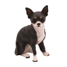 Black and White Chihuahua, Sitting Figurine Pet Cremation Urn - Funeral.com, Inc.