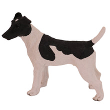Black and White Fox Terrier, Standing Figurine Pet Cremation Urn - Funeral.com, Inc.