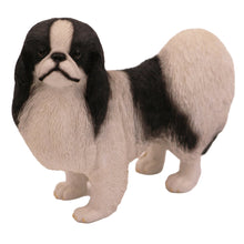 Black and White Japanese Chin, Standing Figurine Pet Cremation Urn - Funeral.com, Inc.