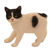 Black and White Manx Cat, Standing Figurine Pet Cremation Urn - Funeral.com, Inc.