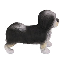 Black and White Shih Tzu, Puppycut Standing Figurine Pet Cremation Urn - Funeral.com, Inc.