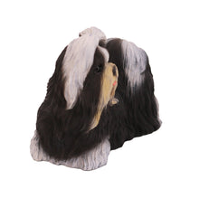 Black and White Shih Tzu, Standing Figurine Pet Cremation Urn - Funeral.com, Inc.