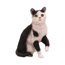 Black and White Shorthair Cat, Standing Figurine Pet Cremation Urn - Funeral.com, Inc.