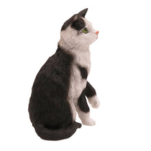 Black and White Shorthair Cat, Standing Figurine Pet Cremation Urn - Funeral.com, Inc.