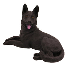 Black German Shepherd, Tongue Out Figurine Pet Cremation Urn - Funeral.com, Inc.
