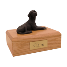 Black Labrador, Lying Down Figurine Pet Cremation Urn - Funeral.com, Inc.