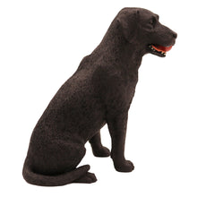 Black Labrador Retriever, Sitting with Ball in Mouth Figurine Pet Cremation Urn - Funeral.com, Inc.