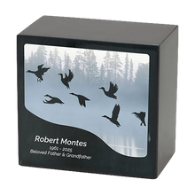 Black Marble Waterfowl Adult Cremation Urn - Funeral.com, Inc.