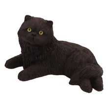 Black Persian Cat, Lying Down Figurine Pet Cremation Urn - Funeral.com, Inc.