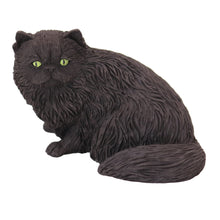 Black Persian Cat, Sitting Figurine Pet Cremation Urn - Funeral.com, Inc.