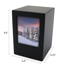 Black Photo Frame Extra Large Pet Cremation Urn - Funeral.com, Inc.