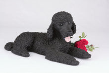 Black Poodle Resin Figurine Extra Large Pet Urn - Funeral.com, Inc.