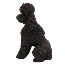 Black Poodle, Sport Cut Sitting Figurine Pet Cremation Urn - Funeral.com, Inc.