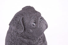 Black Pug Resin Figurine Extra Large Pet Urn - Funeral.com, Inc.