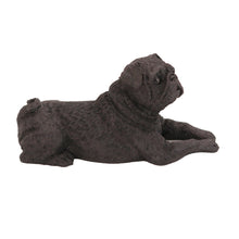 Black Pug, Resting Figurine Pet Cremation Urn - Funeral.com, Inc.