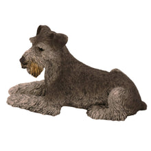 Black & Silver Schnauzer, Resting Figurine Pet Cremation Urn - Funeral.com, Inc.