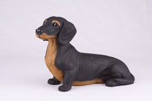 Black & Tan Coat Short - Haired Dachshund Figurine Extra Large Pet Urn - Funeral.com, Inc.