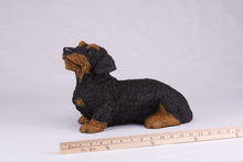 Black & Tan Coat Wire - Haired Dachshund Figurine Extra Large Pet Urn - Funeral.com, Inc.