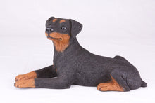 Black & Tan Miniature Pinscher with Ears Down Figurine Extra Large Pet Urn - Funeral.com, Inc.