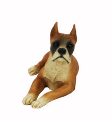 Boxer, Ears Up Figurine Pet Cremation Urn - Funeral.com, Inc.