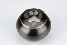 Brass Paw Print Jar Pet Cremation Urn - Funeral.com, Inc.