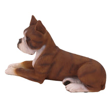 Brindle Boxer, Lying Down Figurine Pet Cremation Urn - Funeral.com, Inc.