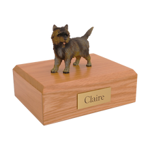 Brindle Cairn Terrier, Standing Figurine Pet Cremation Urn - Funeral.com, Inc.