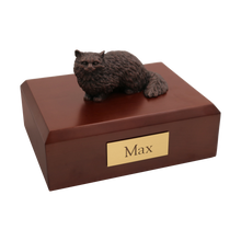 Bronze Angora Cat, Standing Figurine Pet Cremation Urn - Funeral.com, Inc.