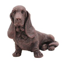 Bronze Basset Hound, Sitting Figurine Pet Cremation Urn - Funeral.com, Inc.