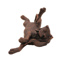 Bronze Bloodhound, Playful Lying Down Figurine Pet Cremation Urn - Funeral.com, Inc.