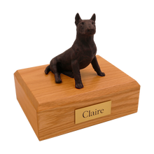 Bronze Bull Terrier, Sitting Figurine Pet Cremation Urn - Funeral.com, Inc.