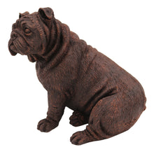 Bronze Bulldog, Sitting Figurine Pet Cremation Urn - Funeral.com, Inc.