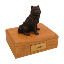 Bronze Chow Chow, Sitting Figurine Pet Cremation Urn - Funeral.com, Inc.