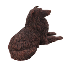 Bronze Collie, Lying Down Figurine Pet Cremation Urn - Funeral.com, Inc.