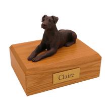 Bronze Doberman, Ears Down Figurine Pet Cremation Urn - Funeral.com, Inc.