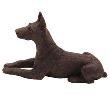 Bronze Doberman, Ears Up Figurine Pet Cremation Urn - Funeral.com, Inc.
