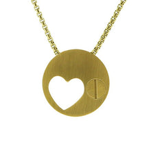 Bronze Eternity Heart Pendant, 21" Chain Cremation Necklace - Funeral.com, Inc.