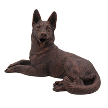Bronze German Shepherd, Tongue Out Figurine Pet Cremation Urn - Funeral.com, Inc.