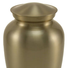 Bronze Gloss Classic Dome Lid Adult Cremation Urn - Funeral.com, Inc.