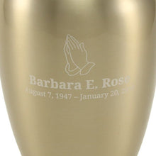 Bronze Gloss Classic Dome Lid Adult Cremation Urn - Funeral.com, Inc.