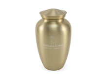 Bronze Gloss Classic Dome Lid Adult Cremation Urn - Funeral.com, Inc.