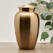 Bronze Gloss Classic Dome Lid Adult Cremation Urn - Funeral.com, Inc.