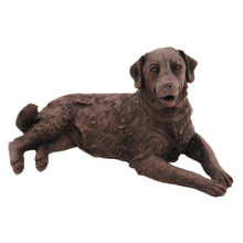 Bronze Golden Retriever, Lying Down Figurine Pet Cremation Urn - Funeral.com, Inc.