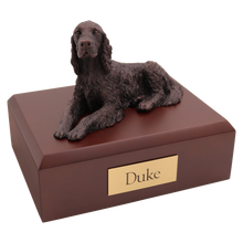 Bronze Irish Setter, Lying Down Figurine Pet Cremation Urn - Funeral.com, Inc.